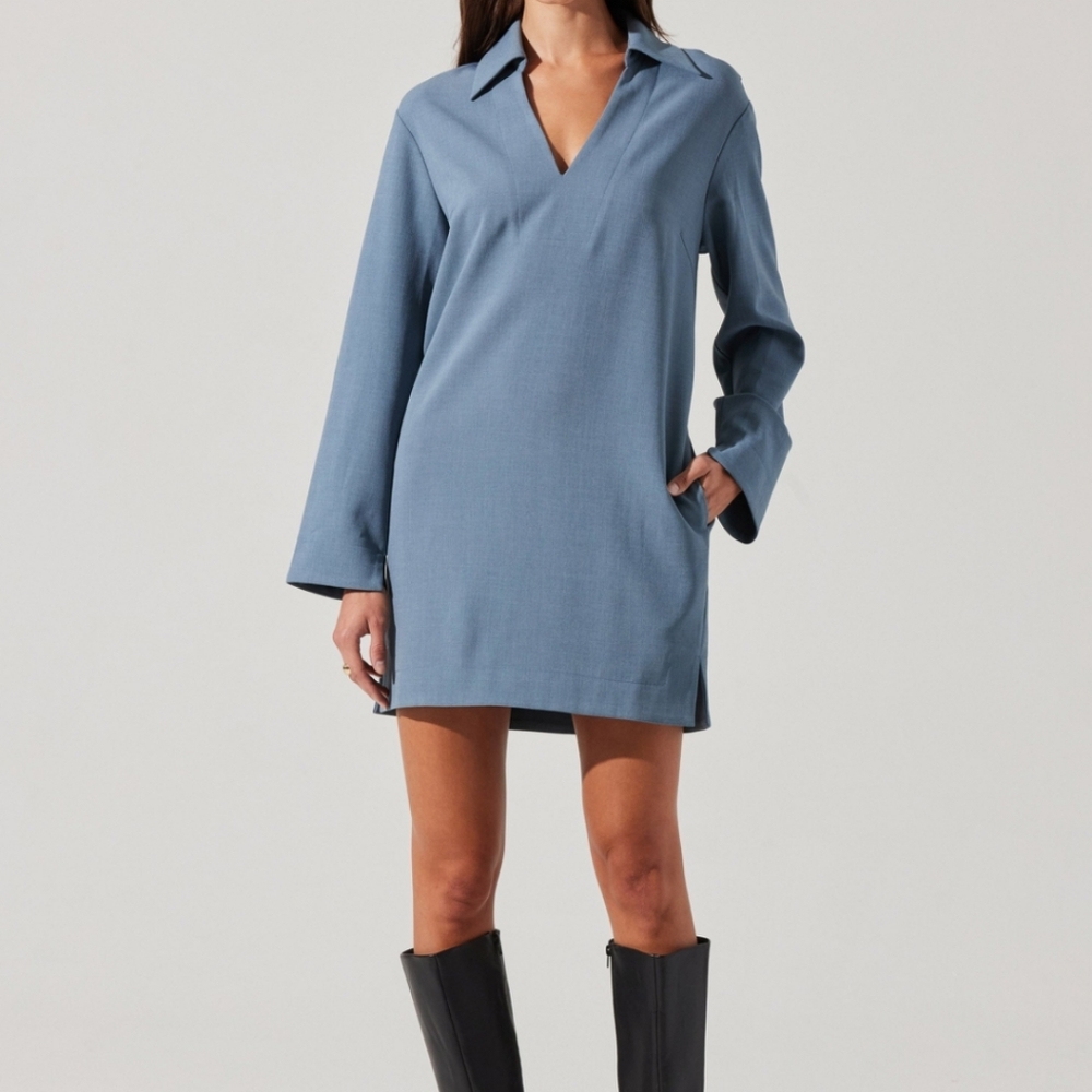 ASTR The Label Collar Slip Dress